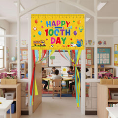 Ctosree Door banner creates a celebratory display for parties.