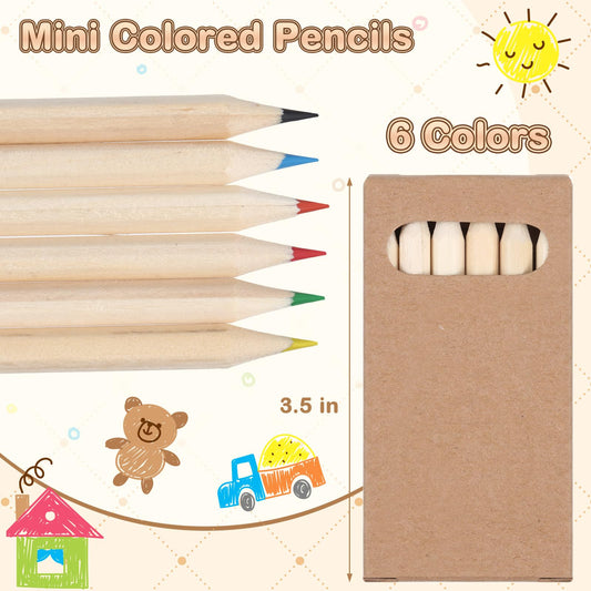 Close-up of Ctosree 3.5'' colored pencils with smooth cores.