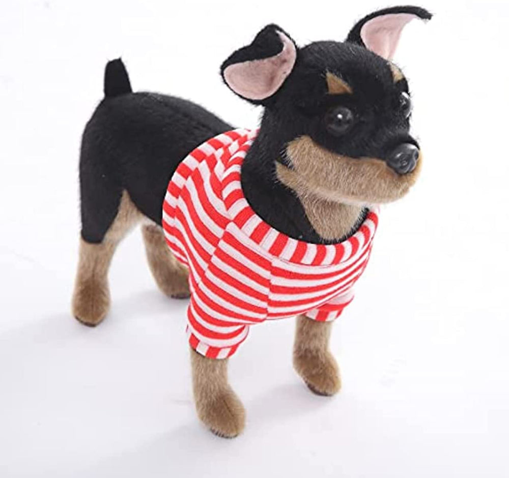 CU-MATE Doberman plush standing for lifelike play and companionship