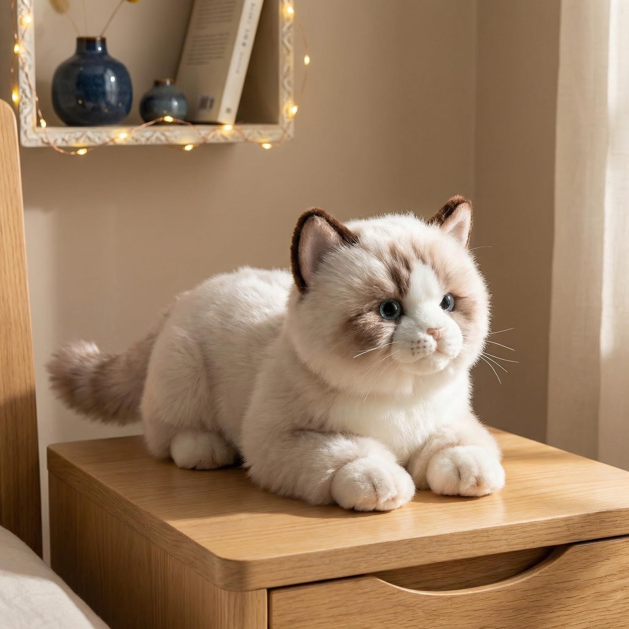 CU-MATE handmade detailed face features enhance realism and cuddly appeal.