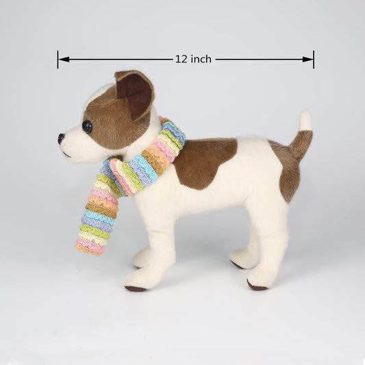 CU-MATE Jack Russell plush with lifelike detailing for imaginative play and decor.