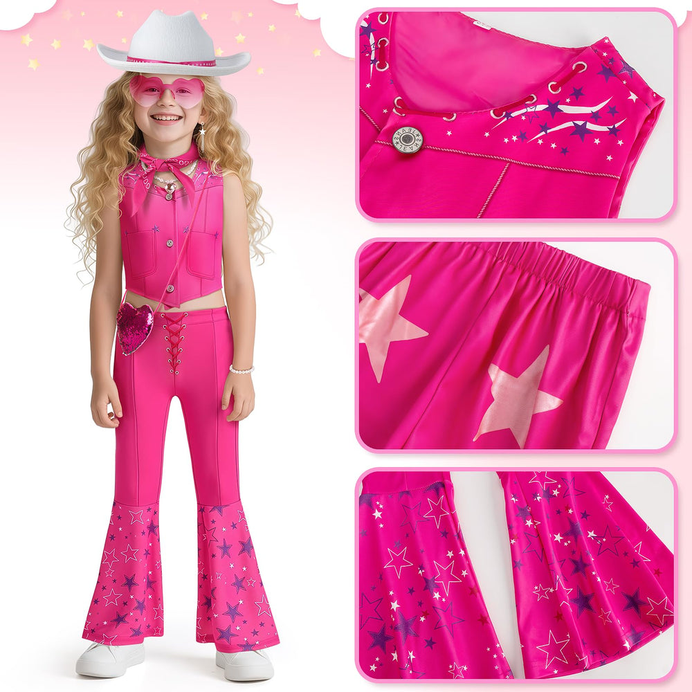 Cubacubo cowgirl bandana adds color and authentic styling.
