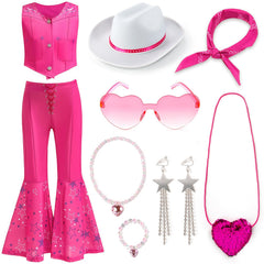 Cubacubo Cowgirl flare pants display for authentic western flair.
