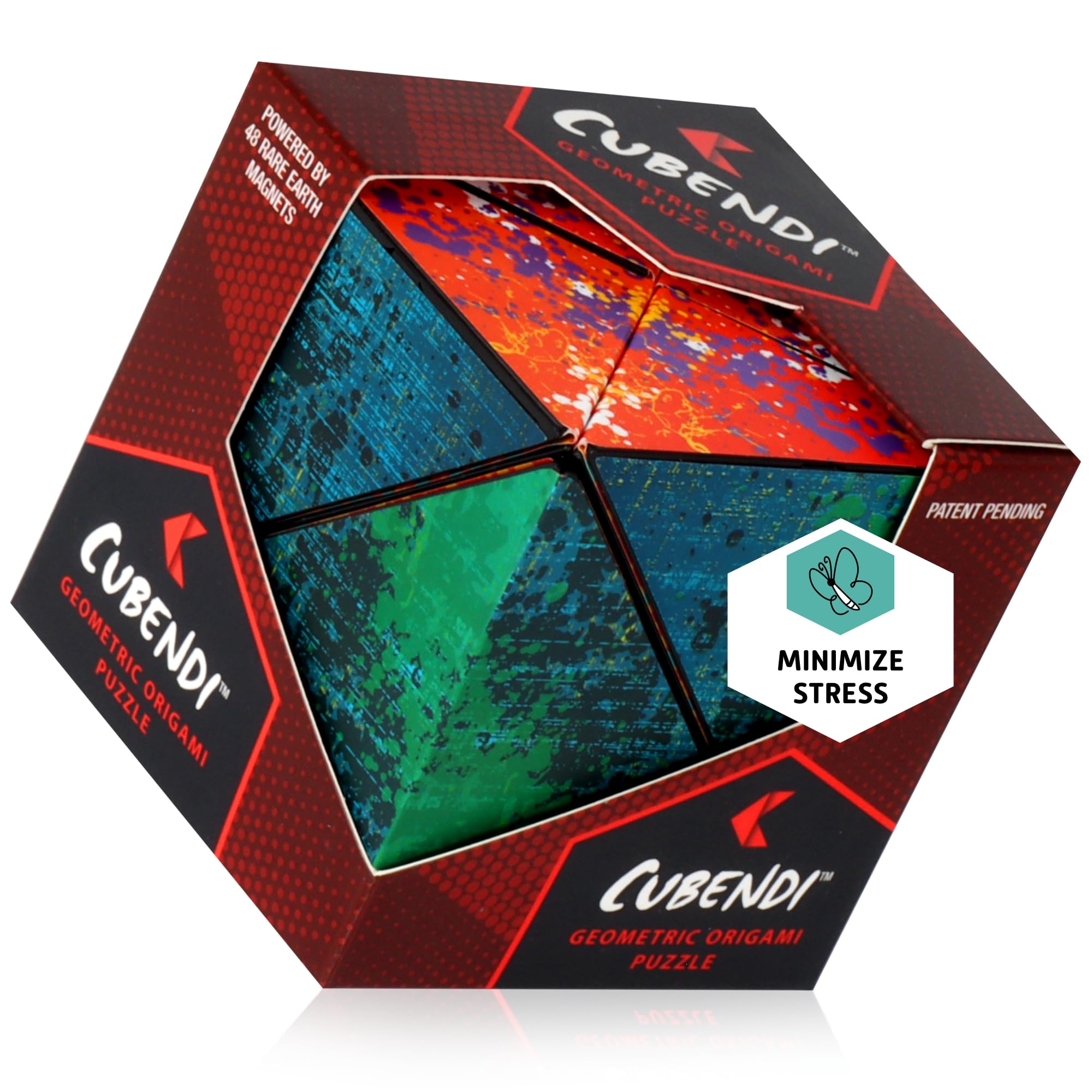Cubendi Infinity Cube side view shows durable construction for long-lasting fidget play.