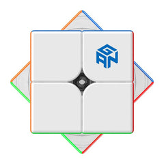 CuberShop GAN 251 M Air front view, compact stickerless cube for fast solving.