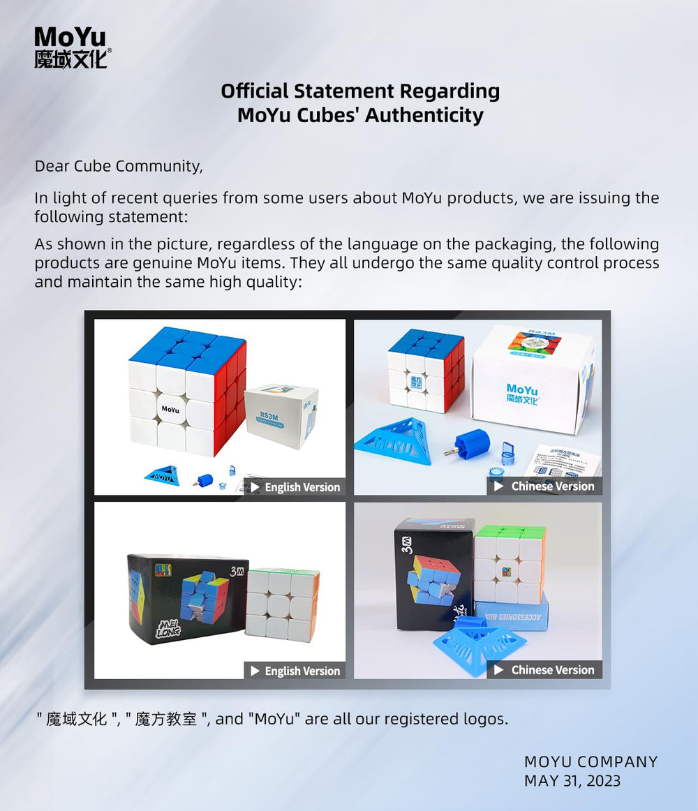 CuberShop Moyu RS3M 2021 MagLev open cube reveals internal magnets