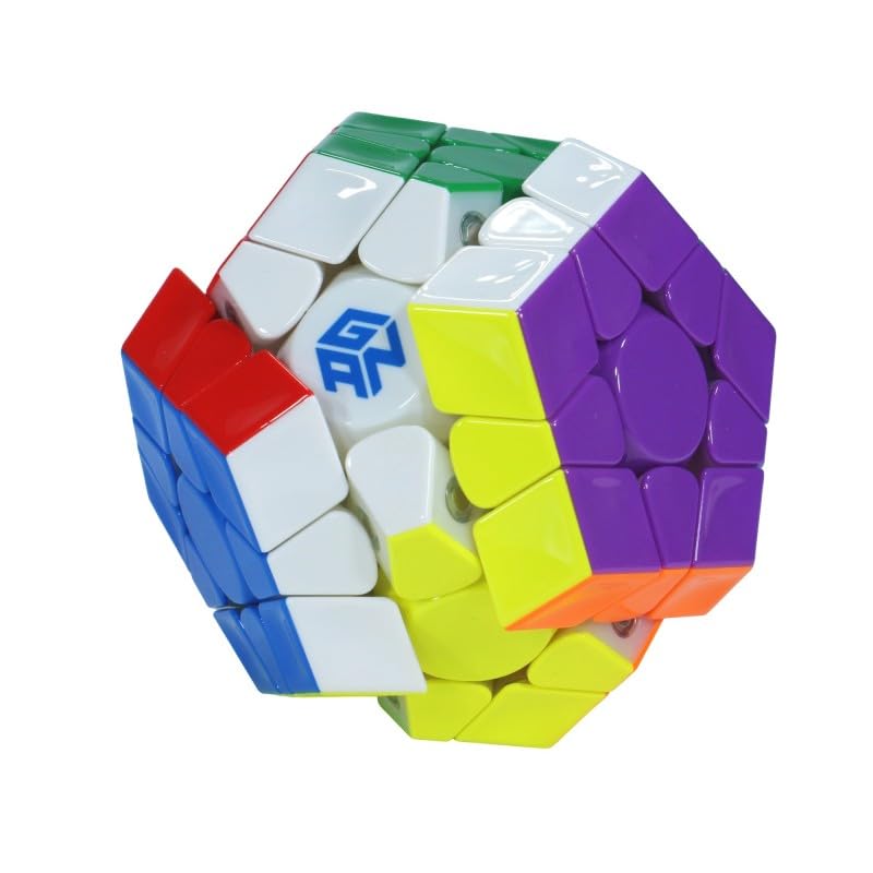 Cuberspeed GAN Megamin MagLev UV assembled puzzle shot in solved state
