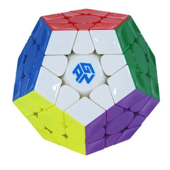 Cuberspeed GAN Megamin MagLev UV puzzle outer shell shows stickerless durability for daily use