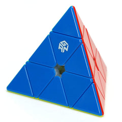 Cuberspeed GAN Pyramid M stickerless core-positioning magnets for fast alignment.