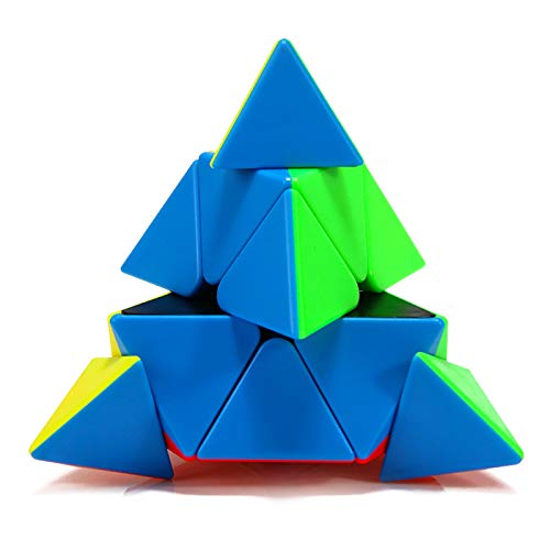 CuberSpeed Meilong Pyramid frosted surface; durable texture reduces scratches.