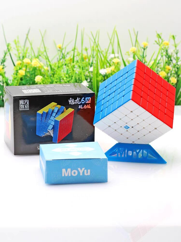 Cuberspeed Moyu MeiLong 6x6 V2 M in-hand during solve for smooth turning.