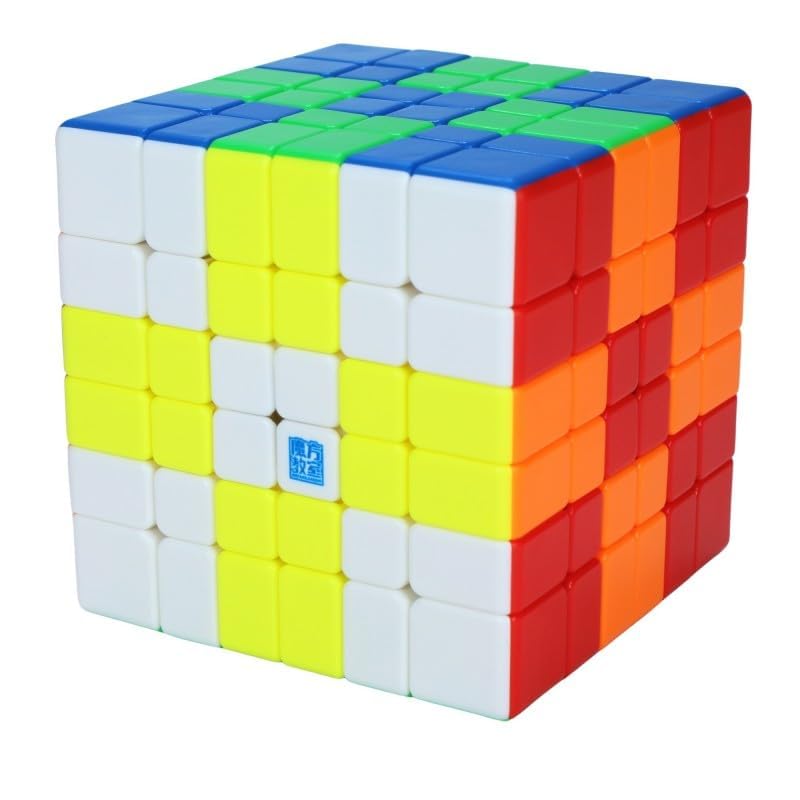 Cuberspeed Moyu Meilong 6x6 V2 scrambled pose hints at quick-turn potential.