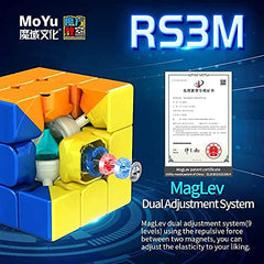Moyu RS3M MagLev 9-level elastic dial highlights adjustable feel
