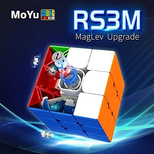 Internal magnets visible signaling magnetic stability for quick solves
