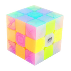 CuberSpeed Warrior W 3x3 Jelly fast-move demo highlights speed.