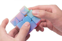 CuberSpeed Warrior W 3x3 Jelly stickerless icy finish for durable color.