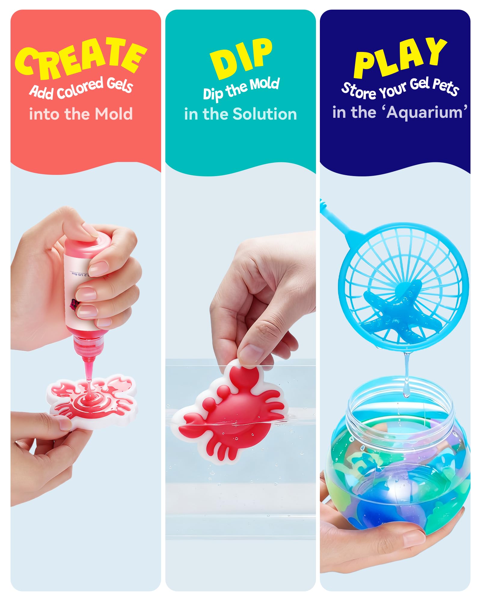 Cubetoou sea creature molds let kids shape playful marine pets