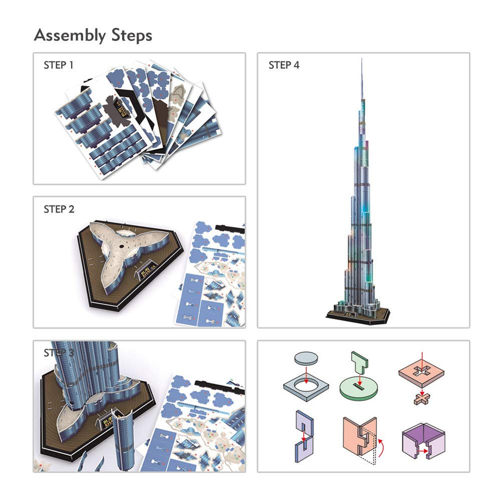 CubicFun Burj Khalifa makes a memorable birthday gift.