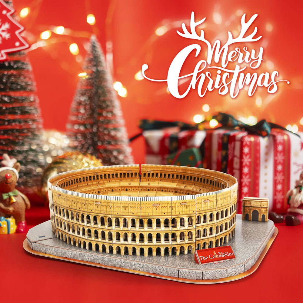 CubicFun Colosseum instruction booklet with step-by-step guidance for all ages.