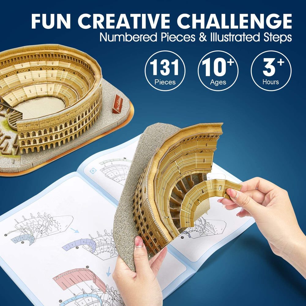 CubicFun heritage-themed Colosseum puzzle for learning and curiosity.