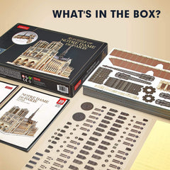 CubicFun Notre Dame 3D puzzle ready for Christmas décor and gift ideas