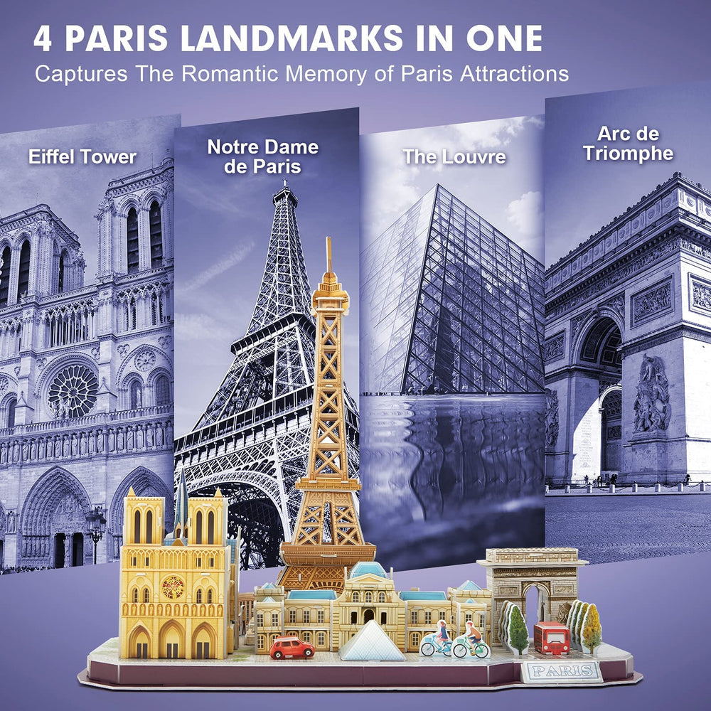 CubicFun Notre Dame 3D puzzle highlights architecture for curious minds.