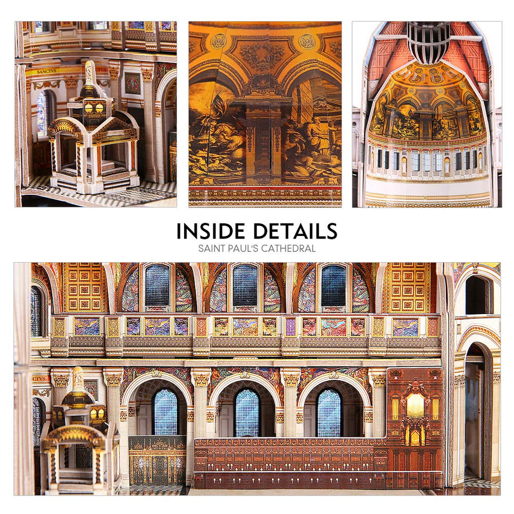 CubicFun puzzle features double color manuscript design recreating millennium era church aesthetics