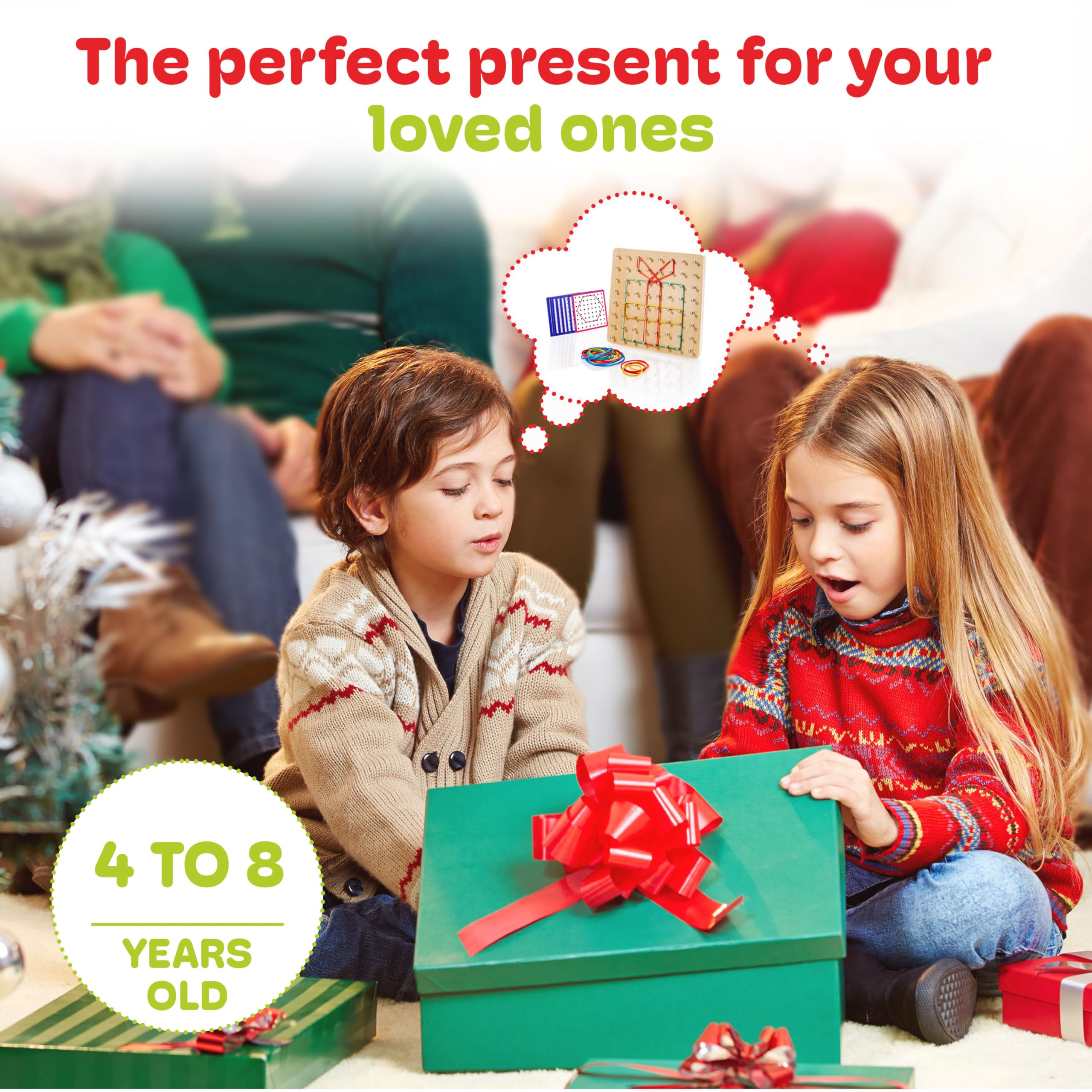 CUBIDI wooden board with safe pegs supports steady fine motor practice