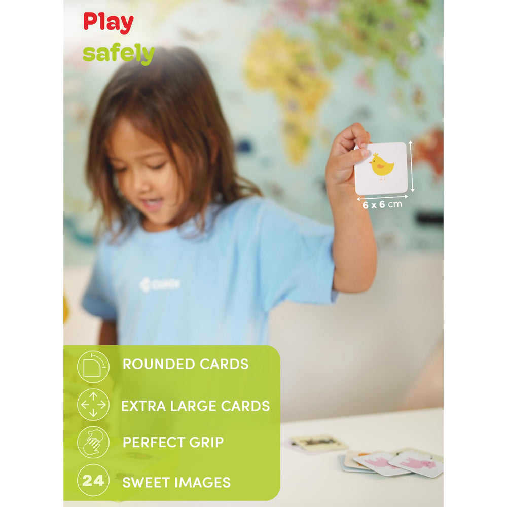 CUBIDI Memory Game desk-setup ready for cooperative learning sessions