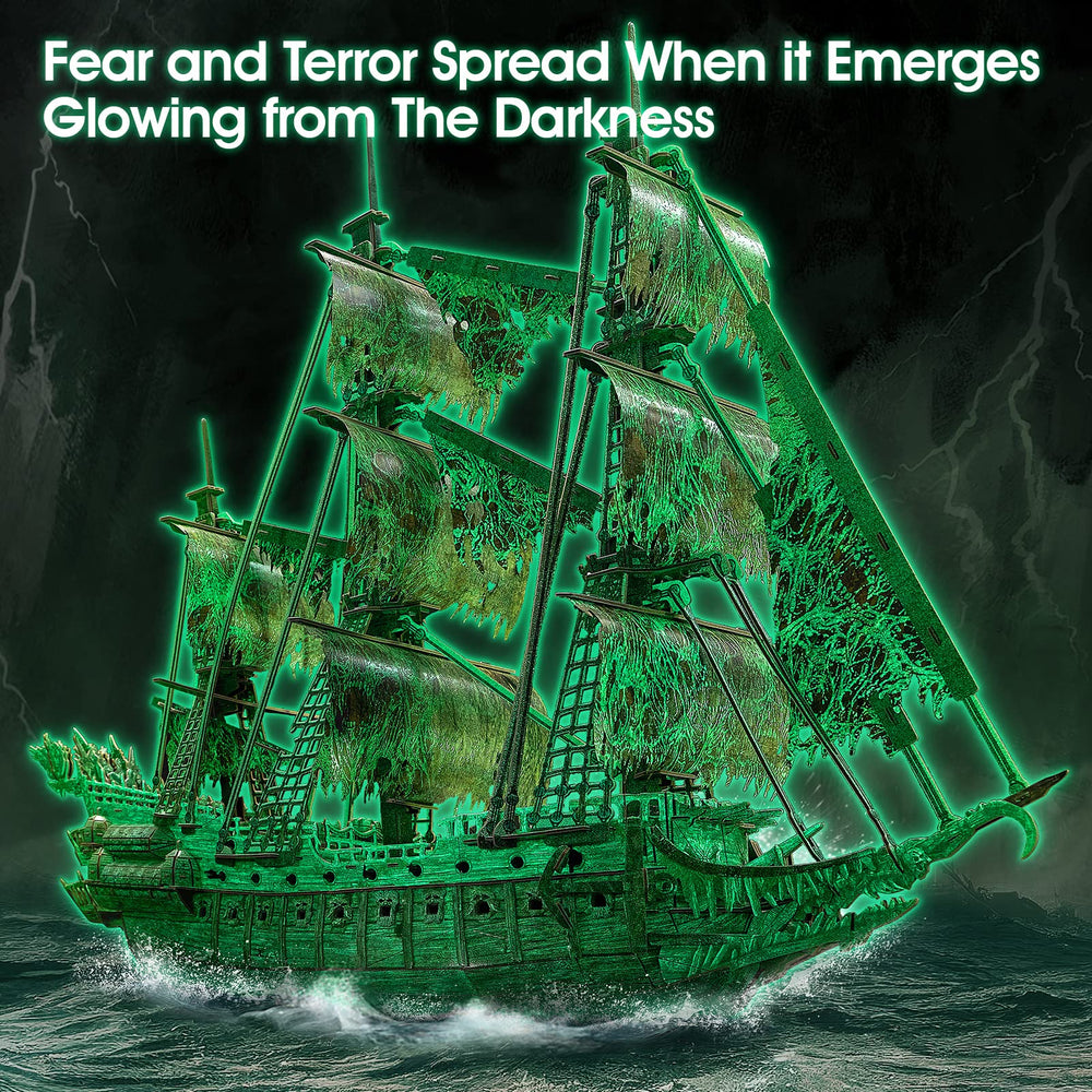 CubicFun ghost-ship-detail-cannons close-up, great for display and puzzle enthusiasts.