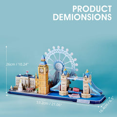 CubicFun Queen Victoria Monument 3D puzzle highlights London's heritage