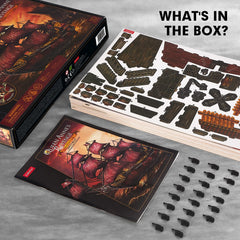 Cubifun Queen Anne's Revenge 22.8-inch build fits shelves.