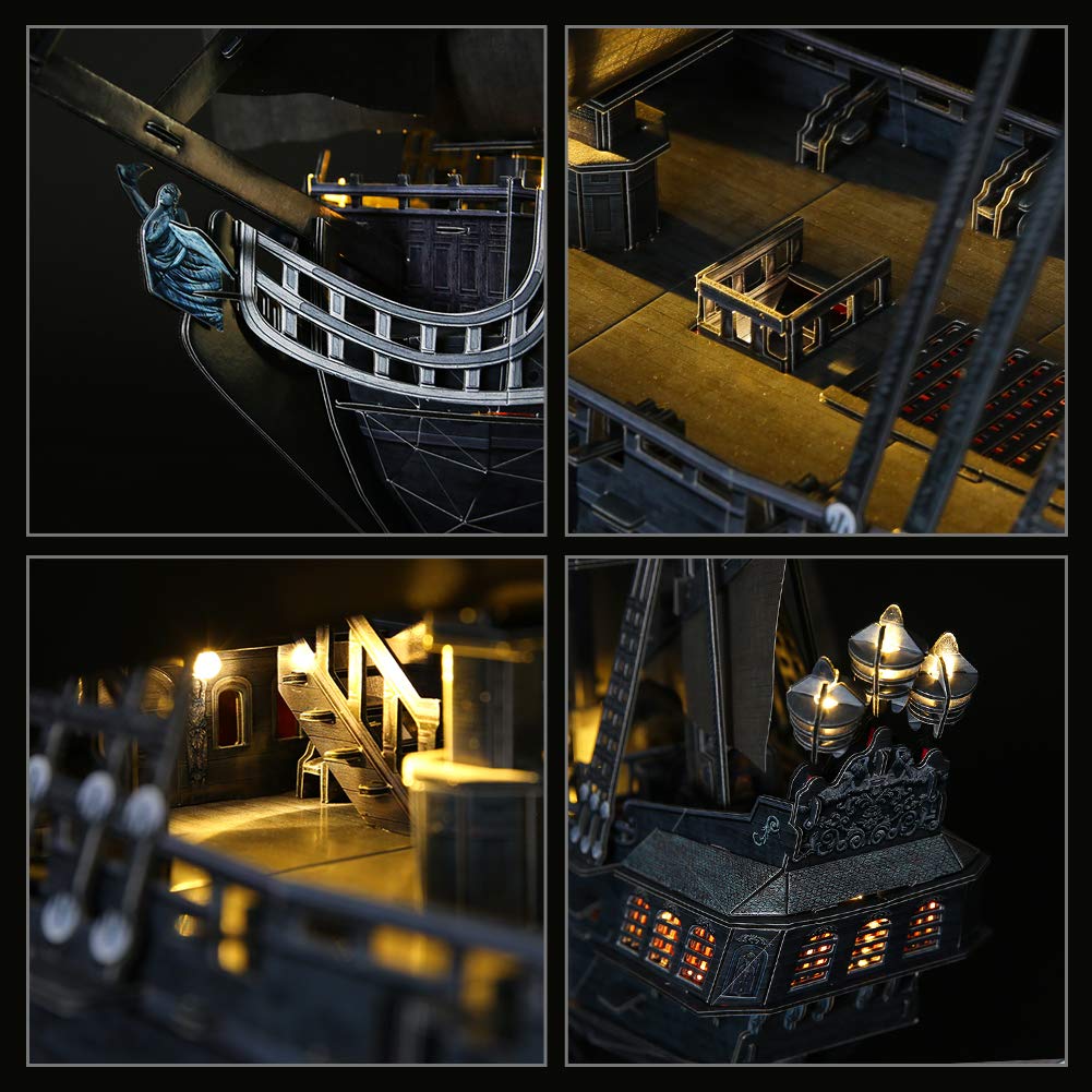 CubicFun Queen Anne's Revenge gift-ready packaging for holidays