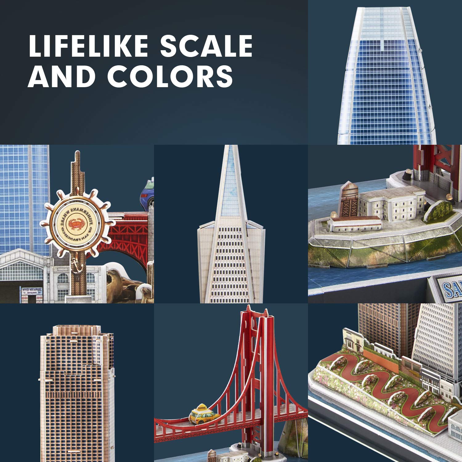 CubicFun SF skyline desk decor compact centerpiece for a stylish workspace.