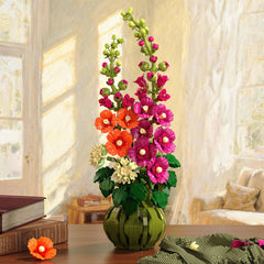 CUBIMANA Alcea Rosea finished display ideal for shelves and desks