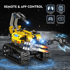 CUBIMANA app-controlled robot kit allows programming and building at home.
