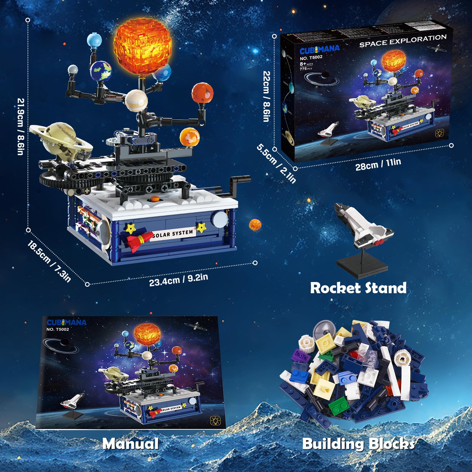 CUBIMANA Astronomy gift for kids sparks curiosity and imagination