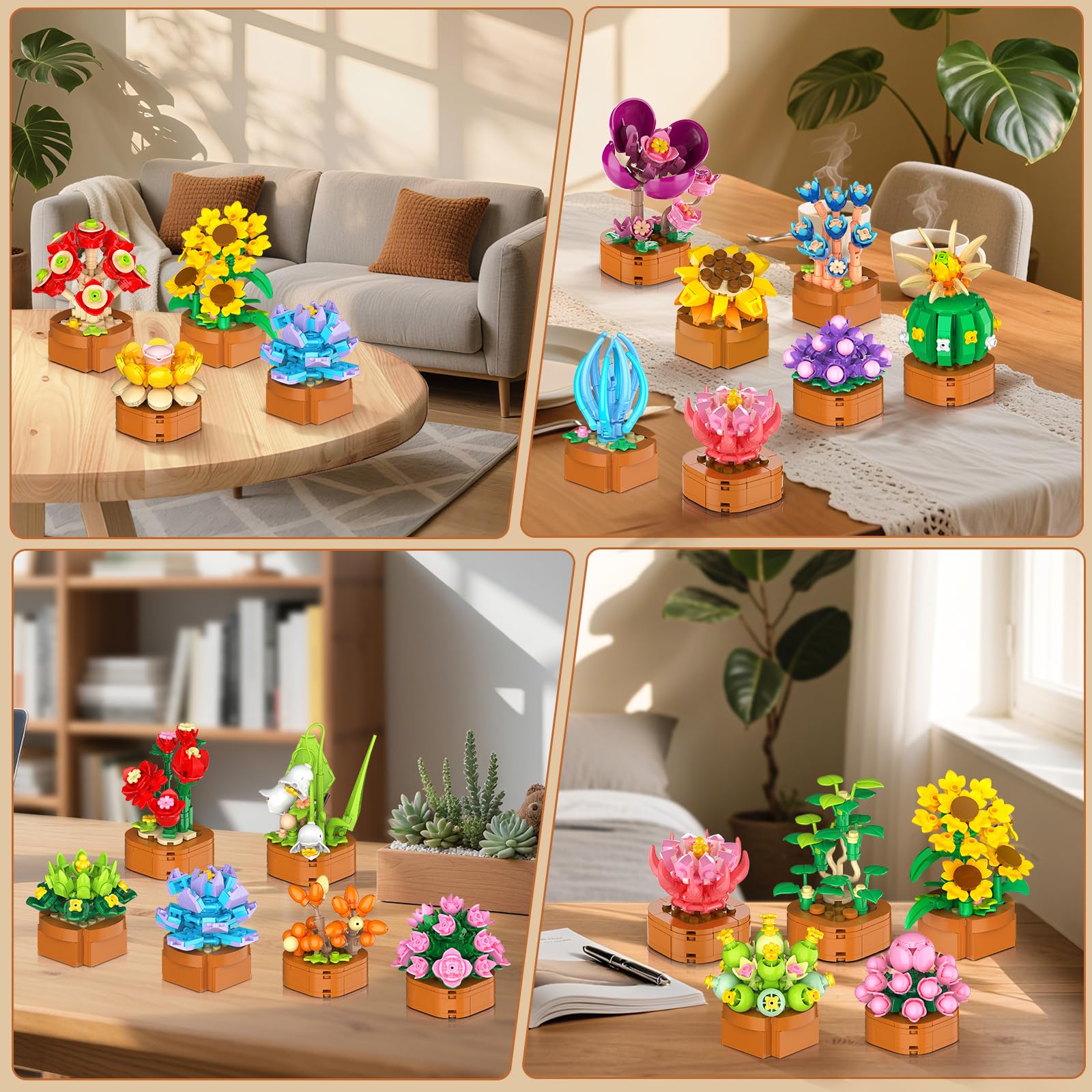 CUBIMANA eco-friendly ABS blocks ensure durable mini plants.