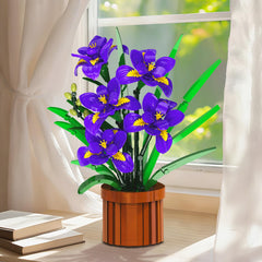 CUBIMANA iris kit offers a mindful, relaxing activity with flowers.