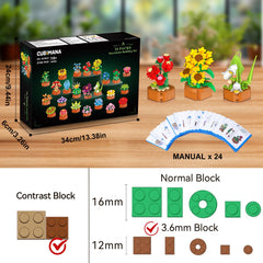 CUBIMANA no-watering decor kit stays vibrant without care.