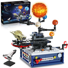 CUBIMANA Solar System rotating model showing orbital motion for curiosity