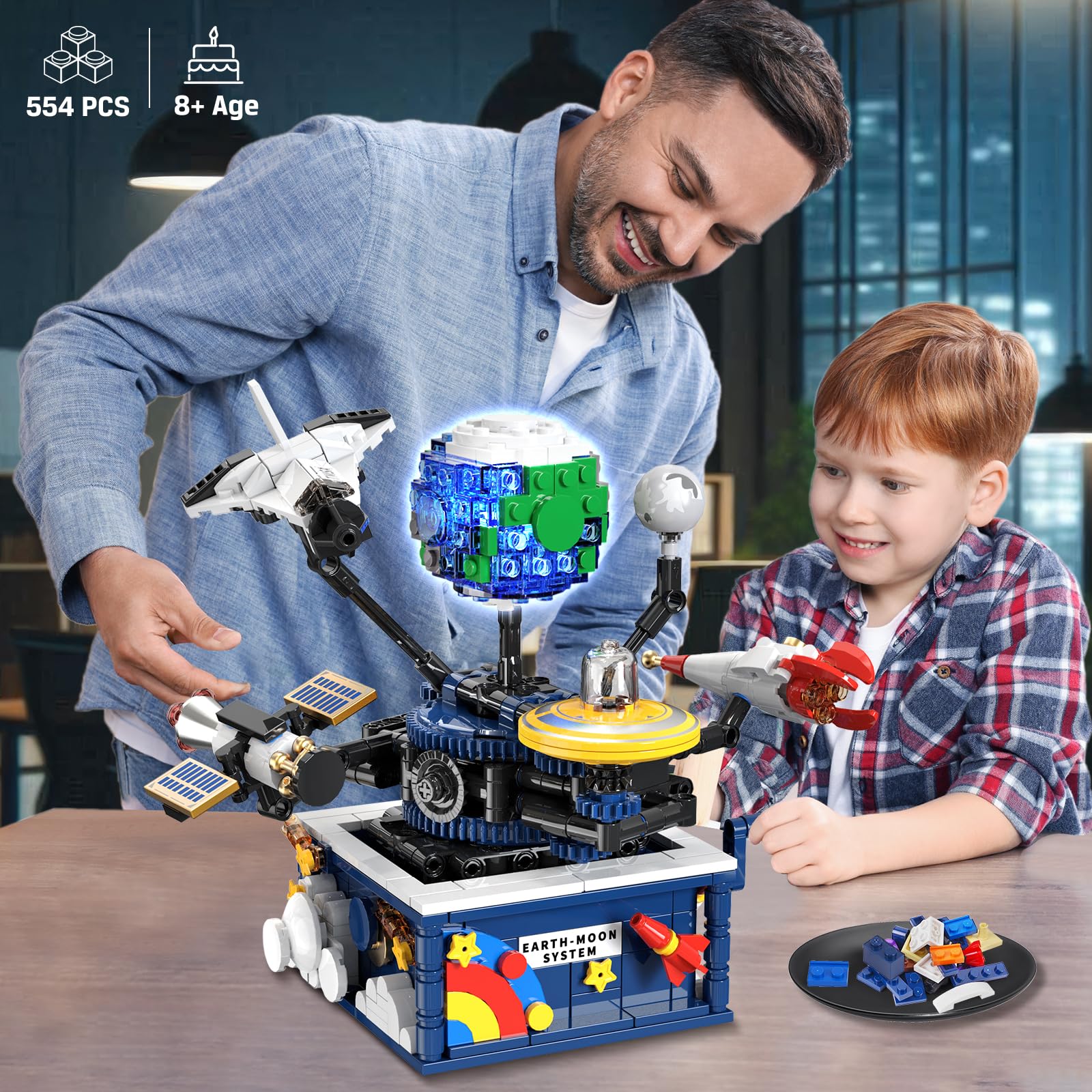 CUBIMANA Space shuttle construction kit invites hands-on building and exploration.