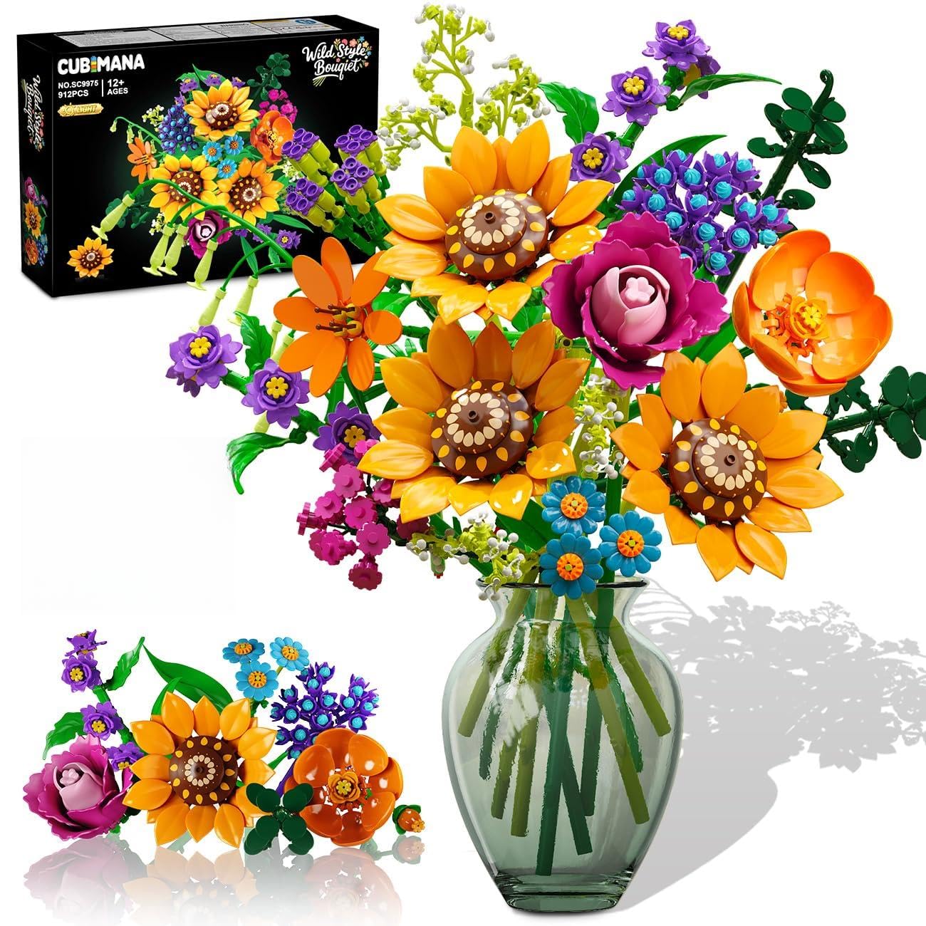 Cubimana Wild Flowers packaging image, gift-ready display.