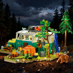CUBIMANA Wilderness bus interior detail with seats and steering wheel for realism
