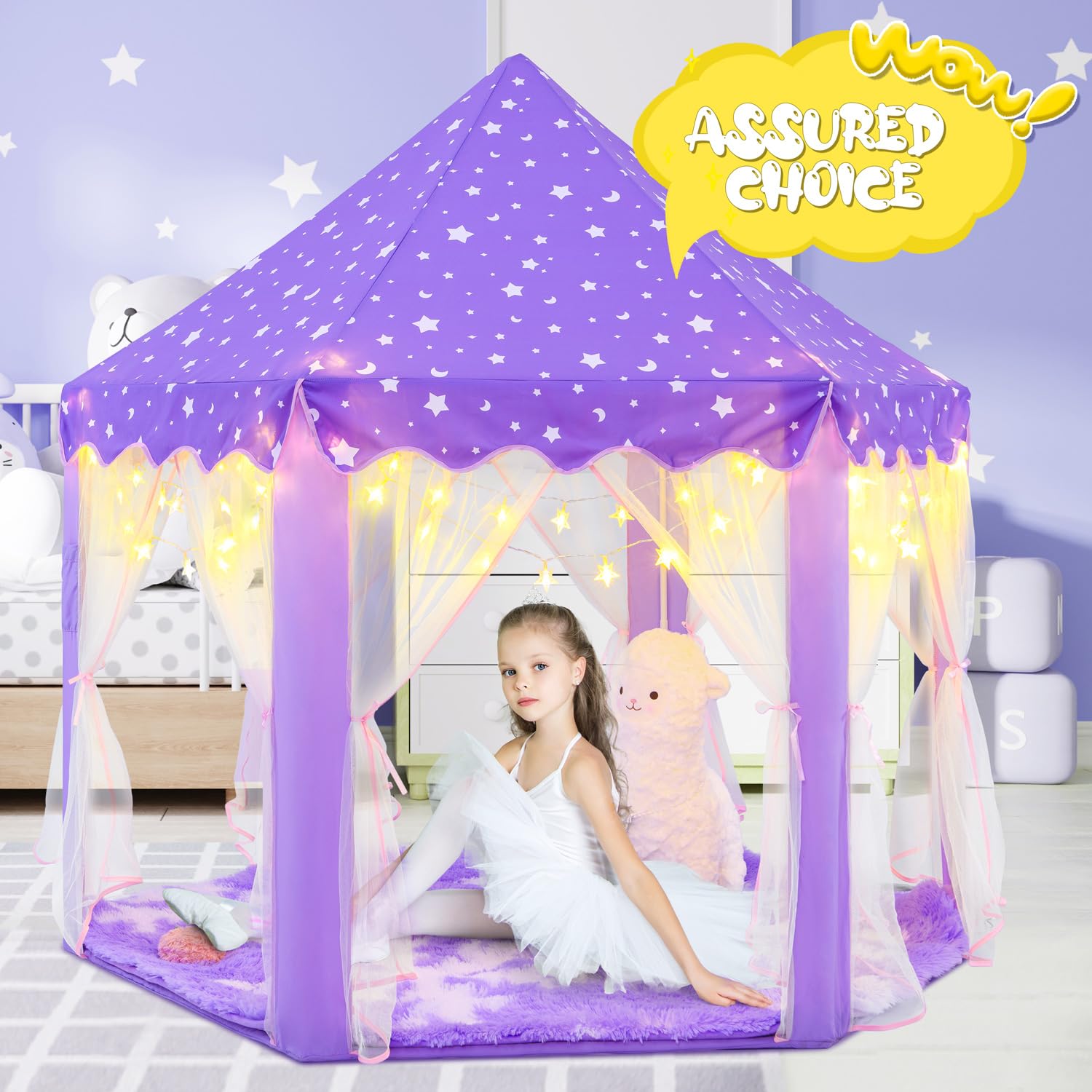 CUBNBUD castle design makes a delightful gift for little dreamers.