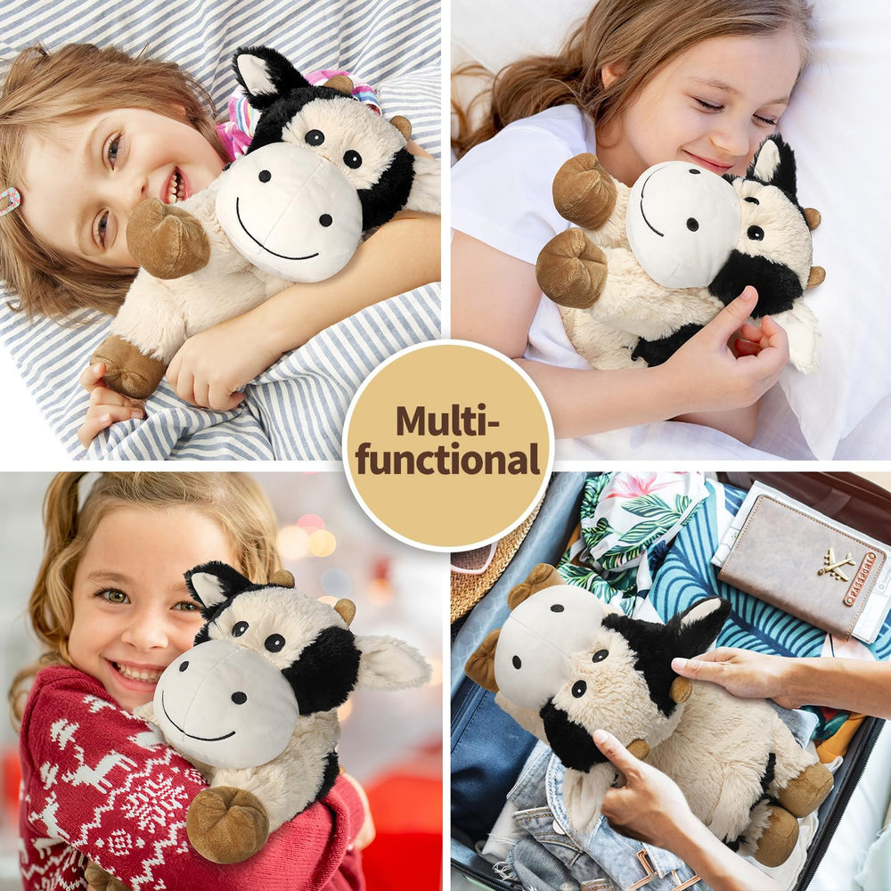 Cuckool Cow coolable plush can be chilled for refreshing comfort