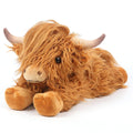 Cuckool Highland cow plush lifelike design for comforting hugs.