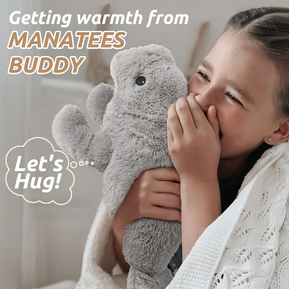 Cuckool Manatee plush face-expression detail, ideal for comforting bedtime.