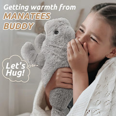 Cuckool Manatee plush face-expression detail, ideal for comforting bedtime.