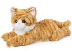 Cuckool Orange Tabby Cat Plush appearance for warm, comforting hugs